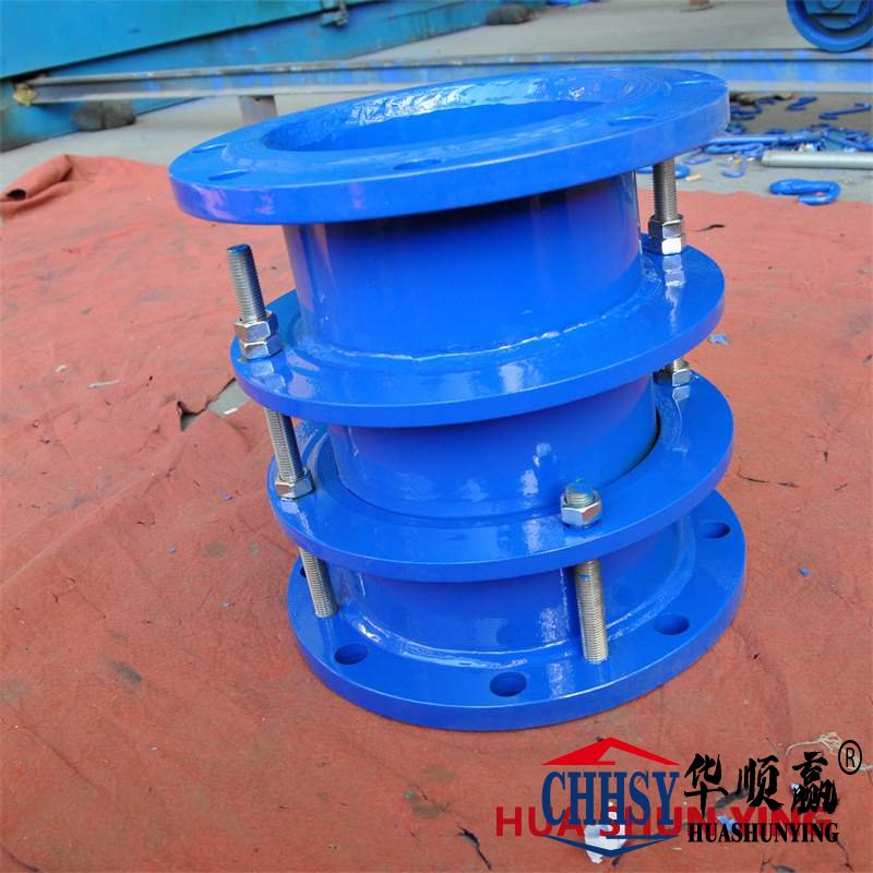 排污双法兰伸缩接头,碳钢伸缩节,松套式伸缩传力接头
